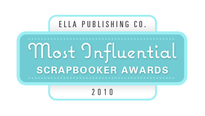 Most Influential Scrapbooker Award